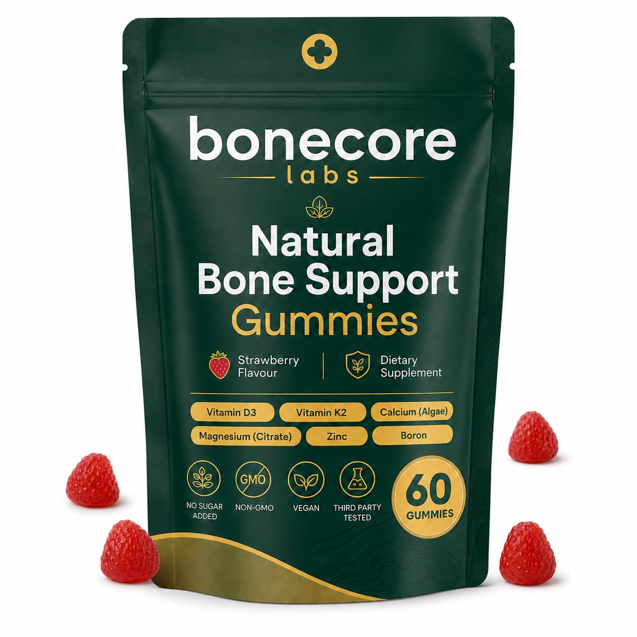 ZHPRXE Bonecore Labs Natural Bone Support Gummies 60 Gummies