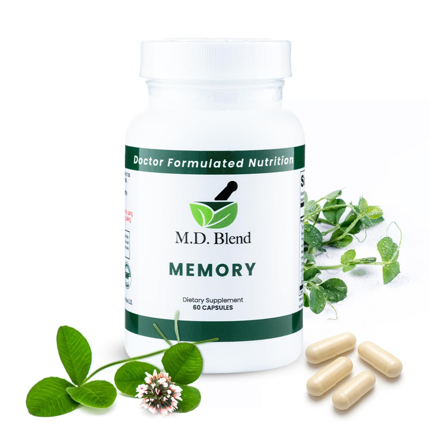 M.D. Blend Brain Support for Memory and Focus, 60 Capsules