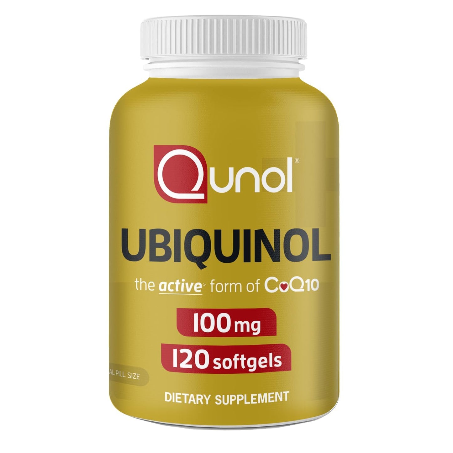 Qunol Ubiquinol 100mg Softgels, 120 Count