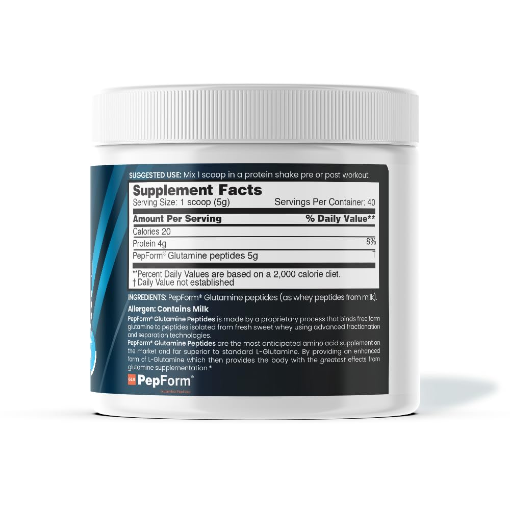nbpure Performance Glutamine+ PepForm Peptides Powder 7.05 Ounce