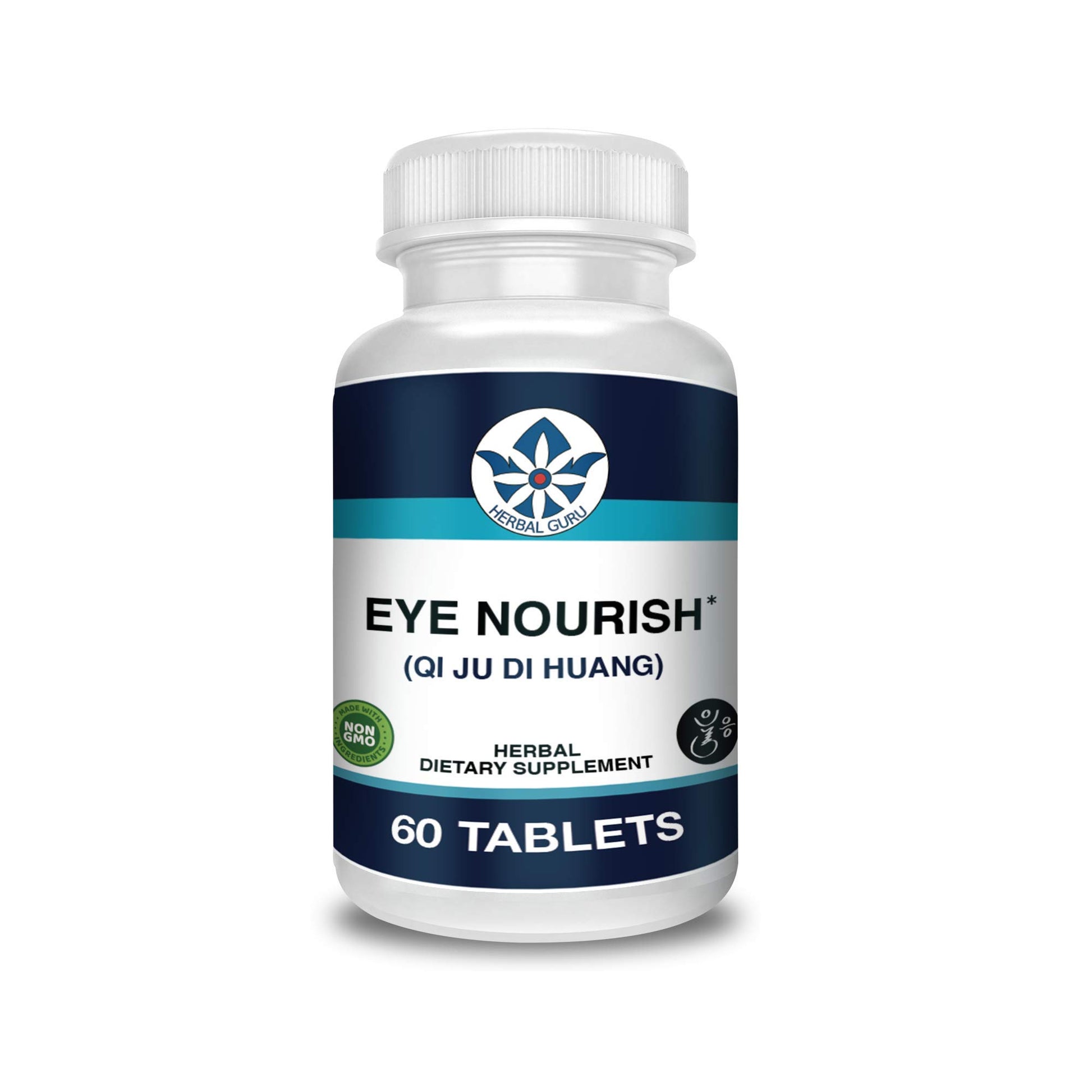 Herb Guru Eye Nourish Qi Ju Di Huang Herbal Support Supplement Capsule, 60 Vegetarian Capsules