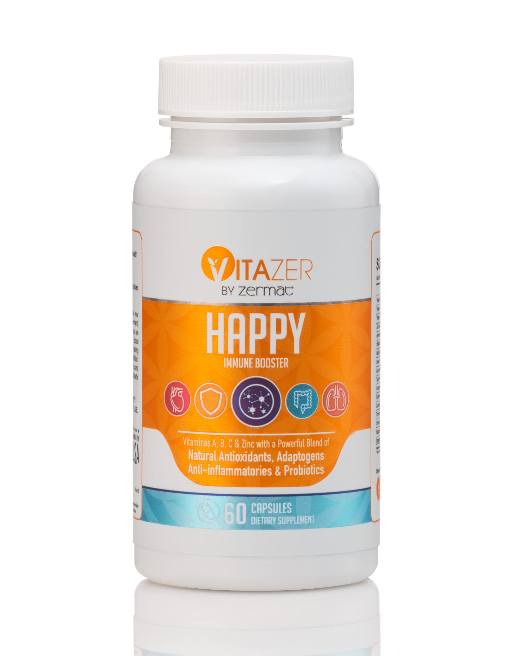 Zermat Happy Booster Immune Vitazer, 60 Capsules