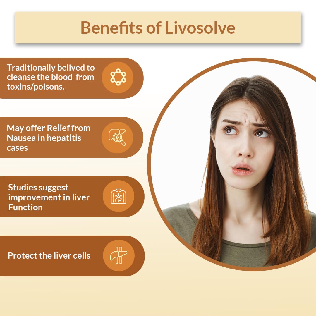 Biogetica Livosolve Natural Hepatic Wellness Tablet, 80 Count
