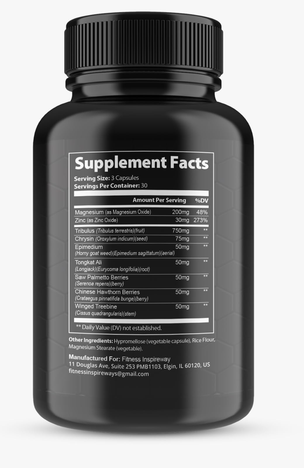 Fitness InspireWays Primal Wave Supplement Capsule 90 Count