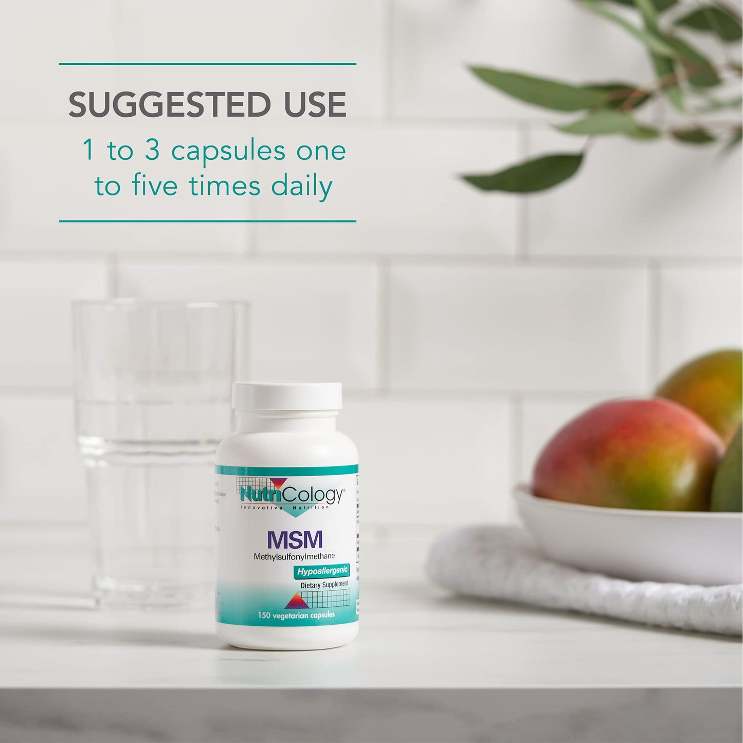 Allergy Research Group MSM Supplement Capsules 150 Count