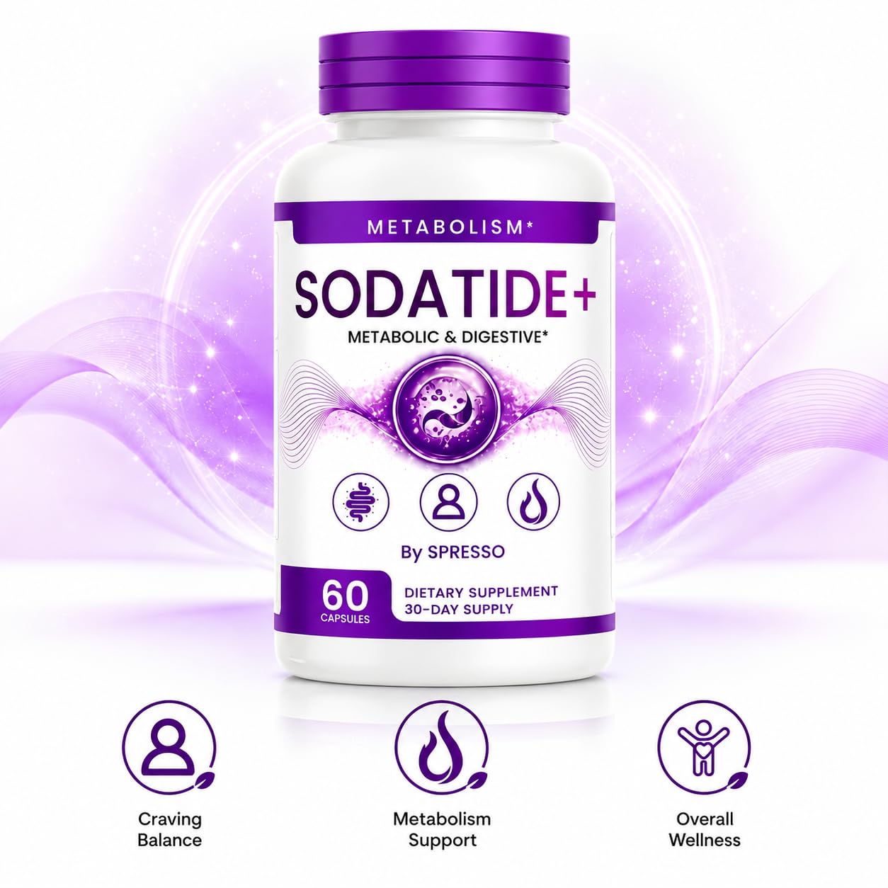 SPRESSO Sodatide, 60 Capsules