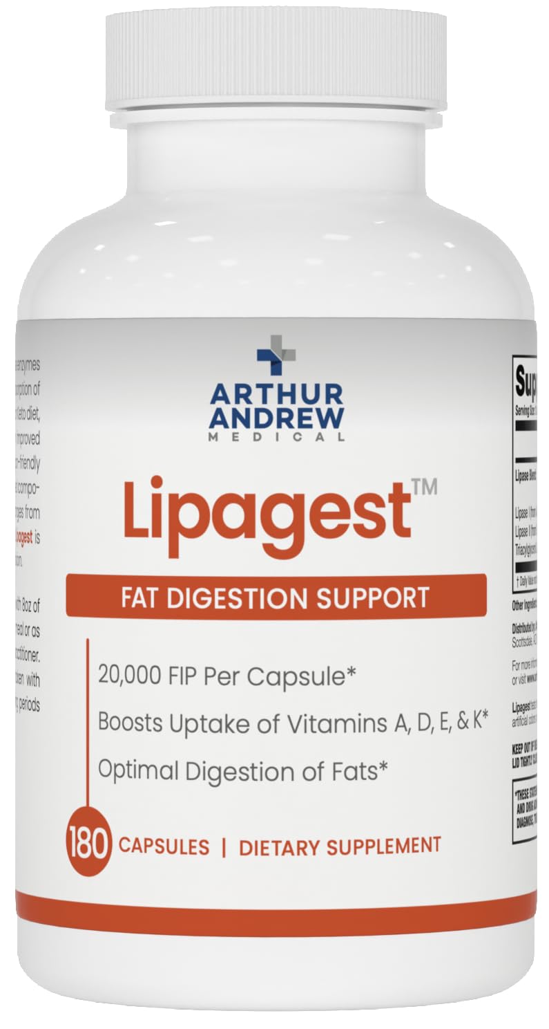 Arthur Andrew Medical Lipagest 180 Capsules