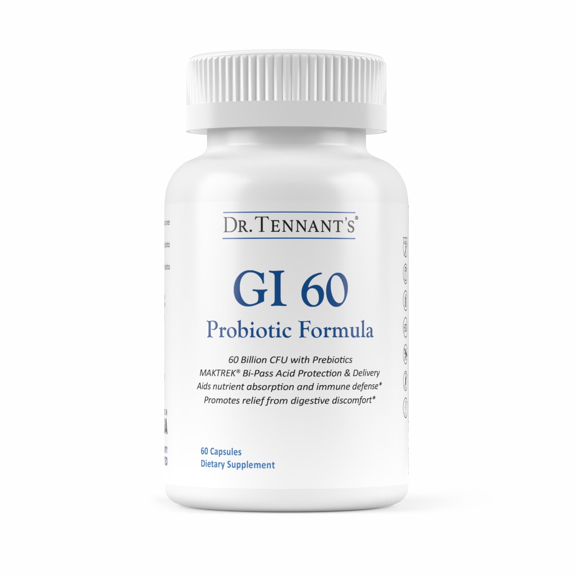 Dr. Tennant's Probiotic Formula with Prebiotics Capsules, 60 Capsules