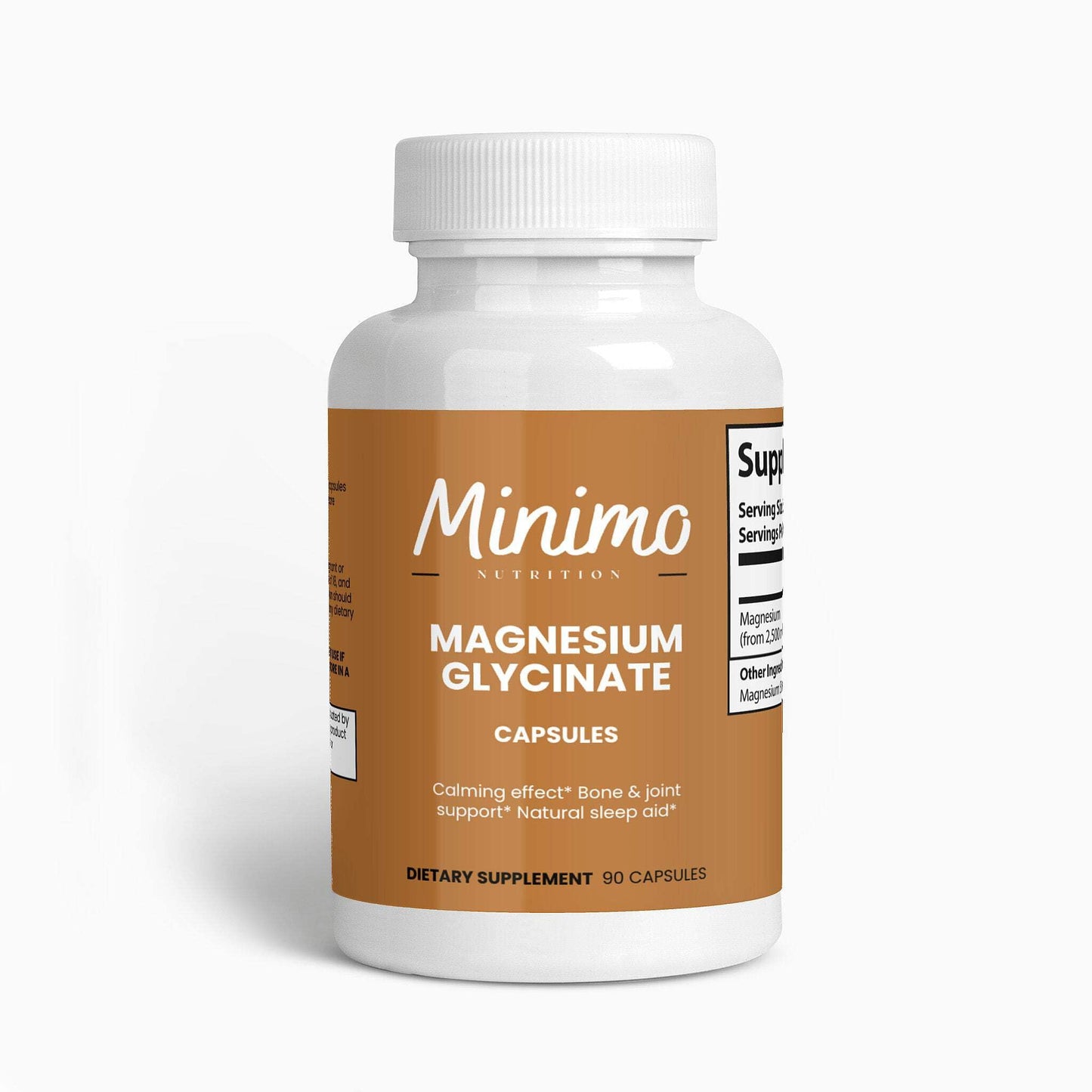 Minimo Nutrition Magnesium Glycinate 275mg Capsule, 90 Capsules