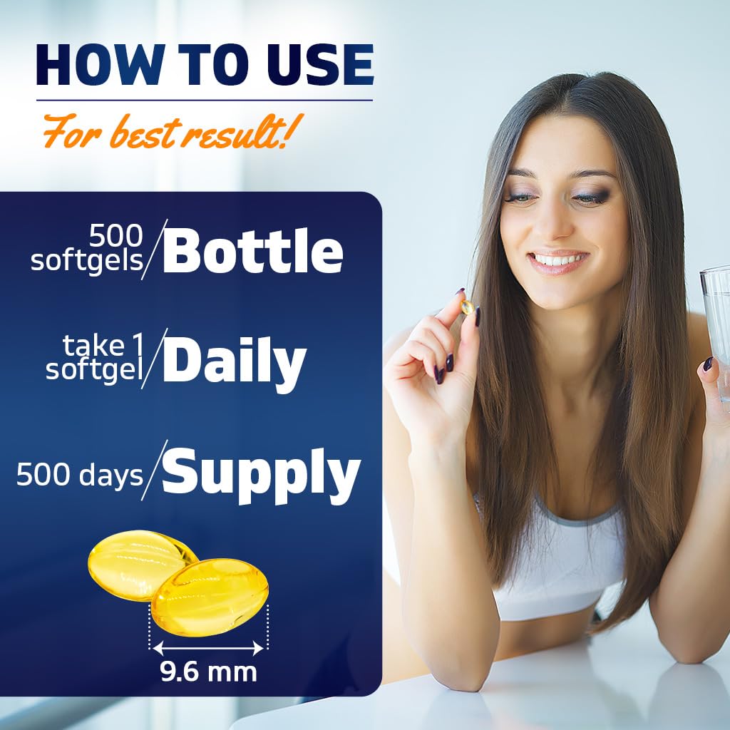 Vitamatic Vitamin D3 5000 IU (125 mcg) 500 Softgels