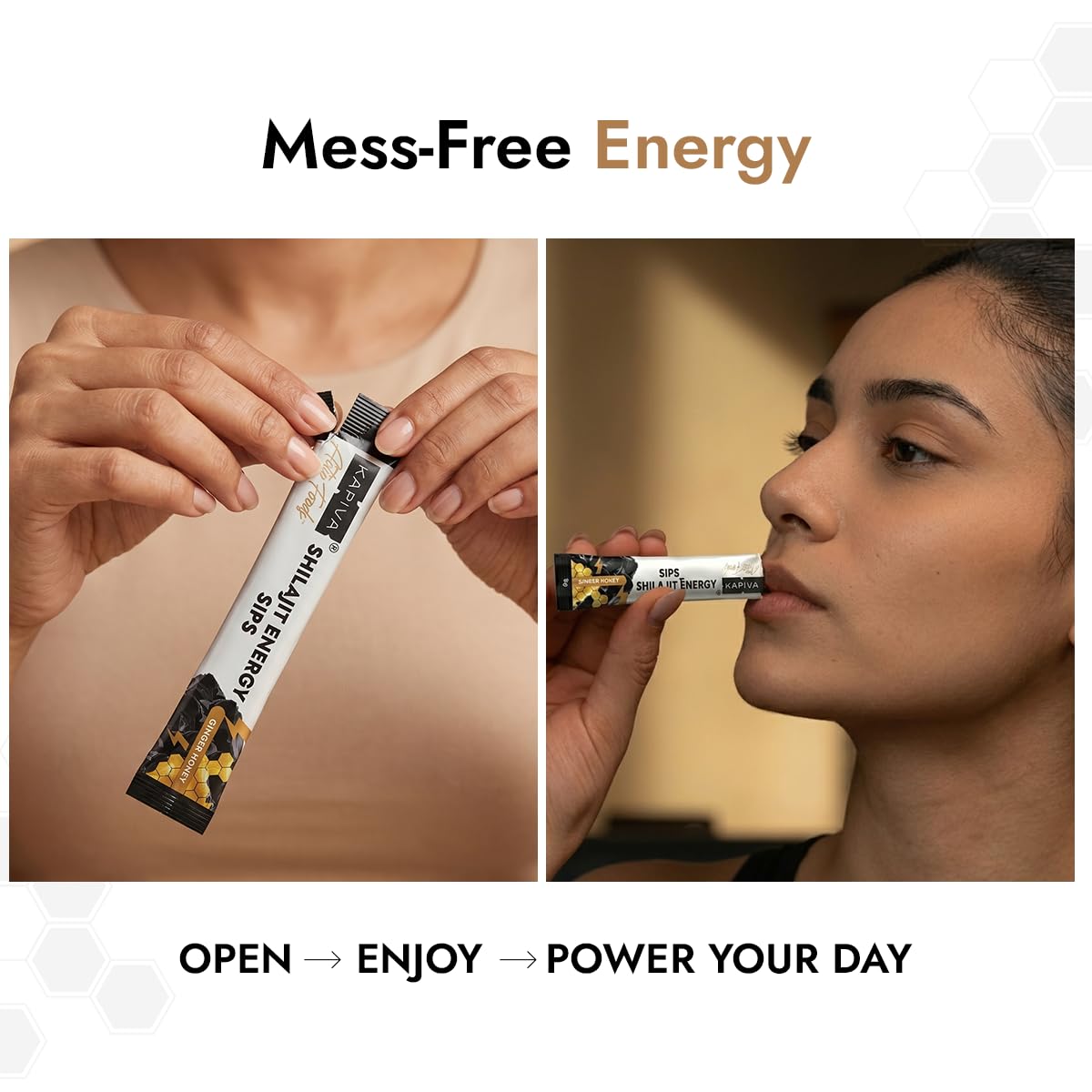 Kapiva Shilajit Honey Sticks 1 Softgel