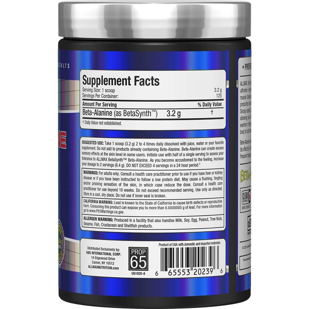 ALLMAX Beta-Alanine Powder 14.11 oz