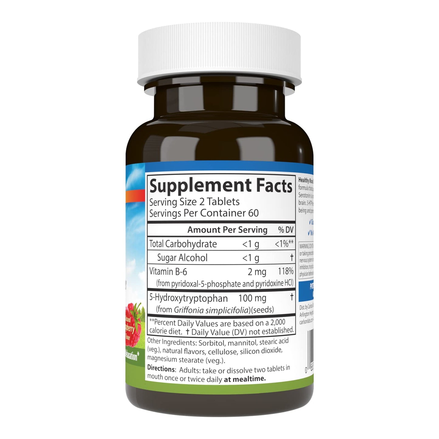 Carlson Healthy Mood 5-HTP Elite 100 mg 120 Tablets