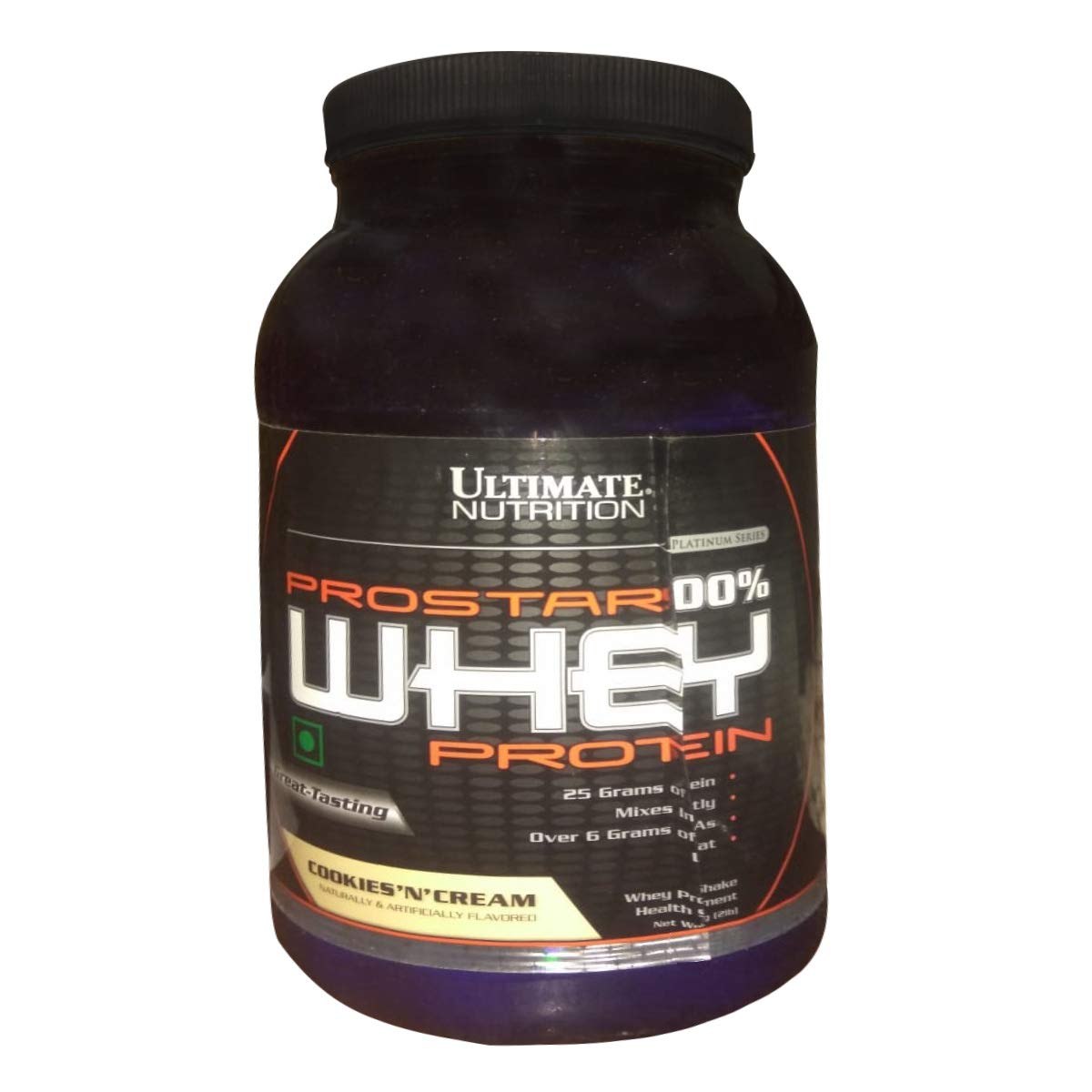 Ultimate Nutrition Prostar Whey Protein Isolate Powder, Cookies & Cream, 32 Servings