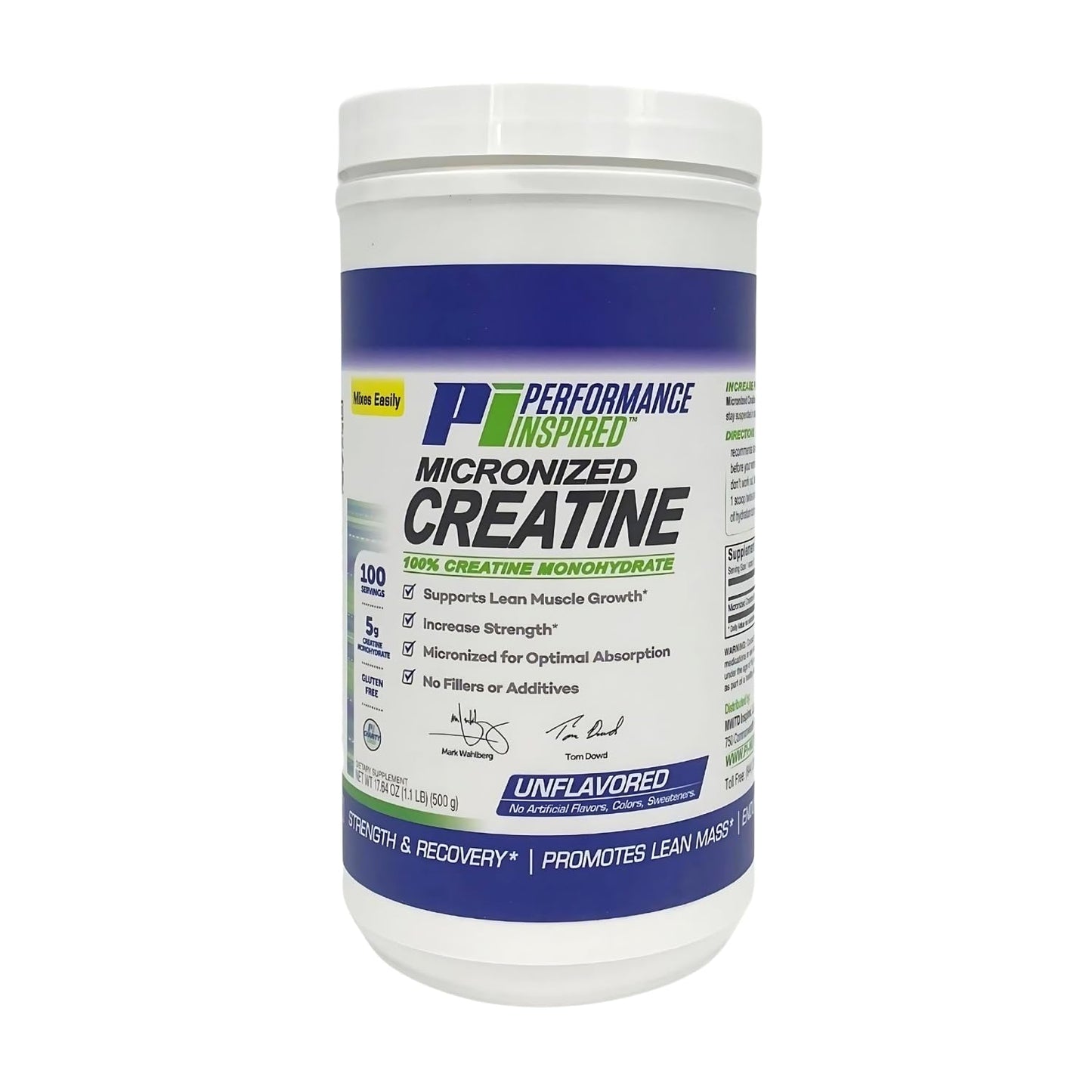 Performance Inspired Micronized Creatine Monohydrate Powder, 1.1 lb
