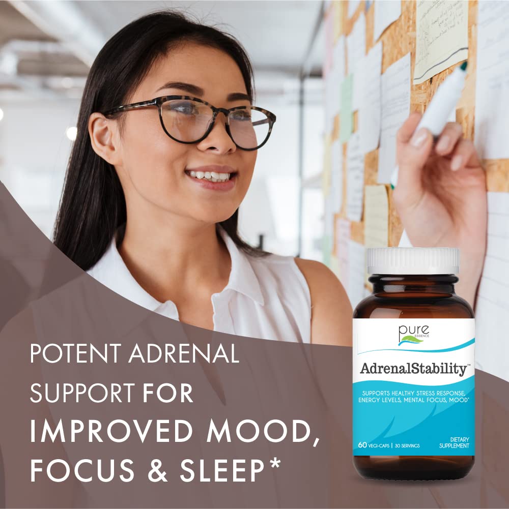 Pure Essence Labs Adrenal Stability Capsules 30 Count