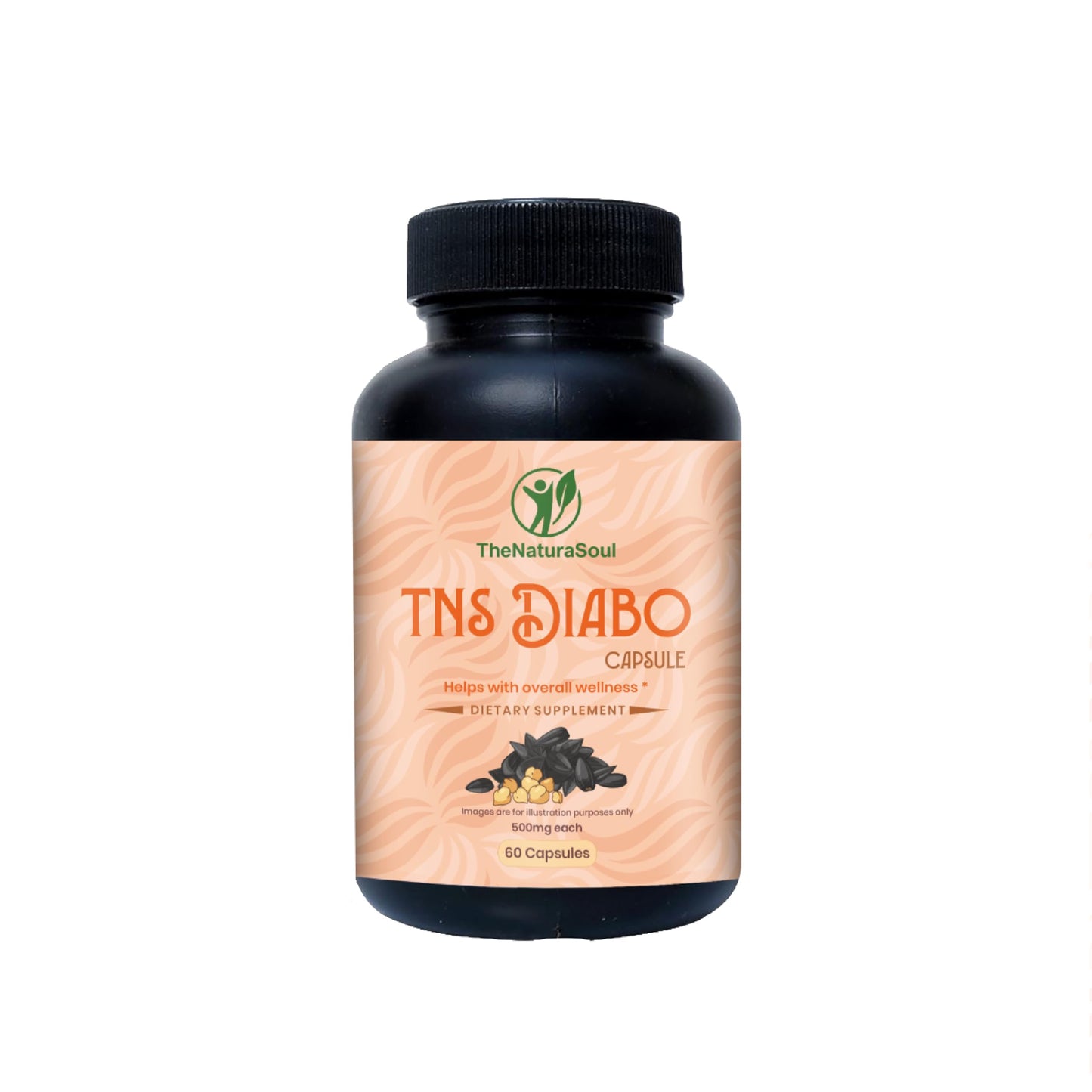 TheNaturaSoul TNS Diabo Herbal with Black Cumin & Fenugreek Seed Extract Capsules, 60 Capsules