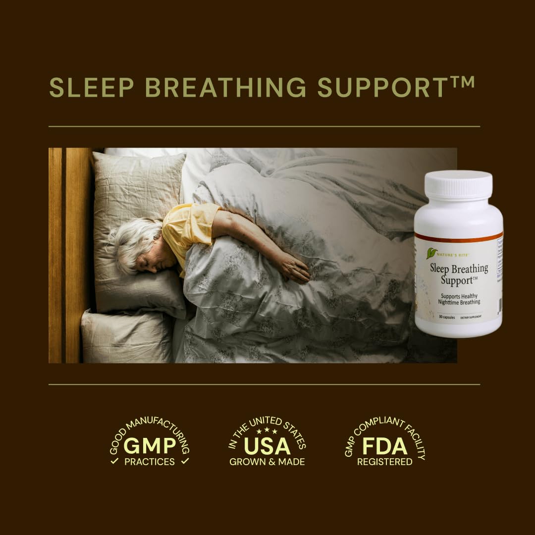 Nature's Rite Sleep Breathing Support Capsule, 30 Count