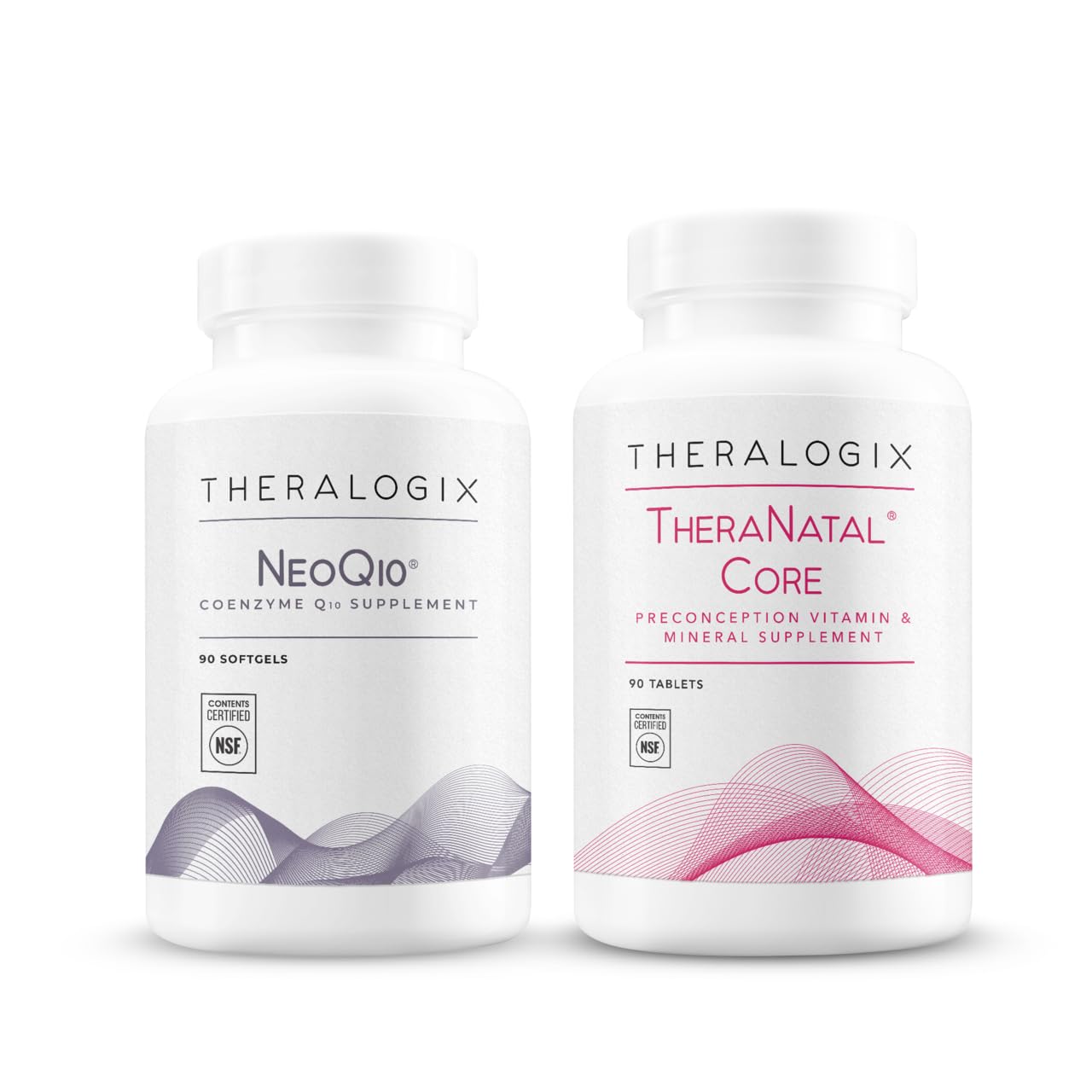Theralogix NeoQ10 + Theranatal Core Bundle Softgels 180