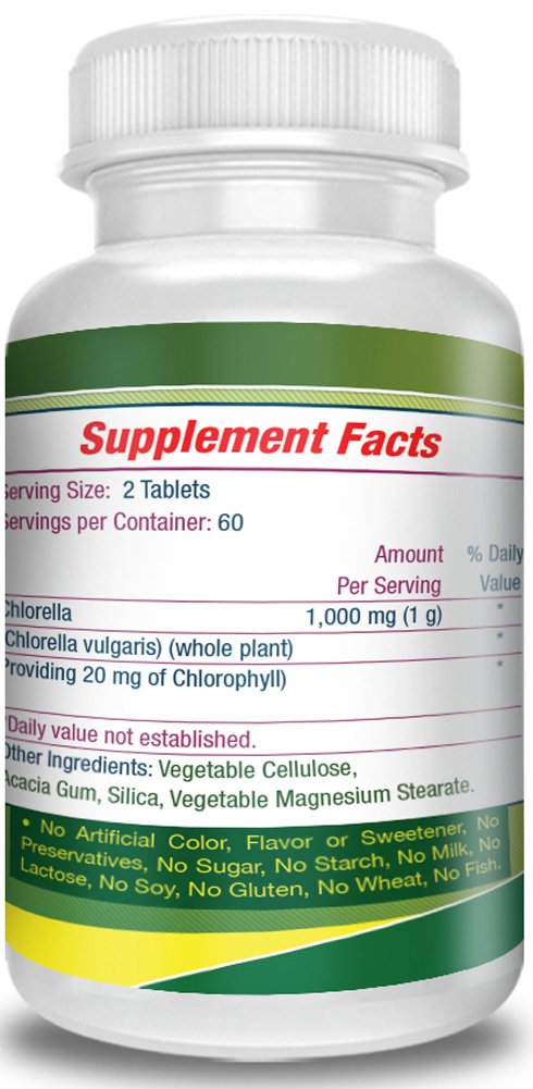 Nutrisalud Products Chlorophyll Tablets, 240 Count