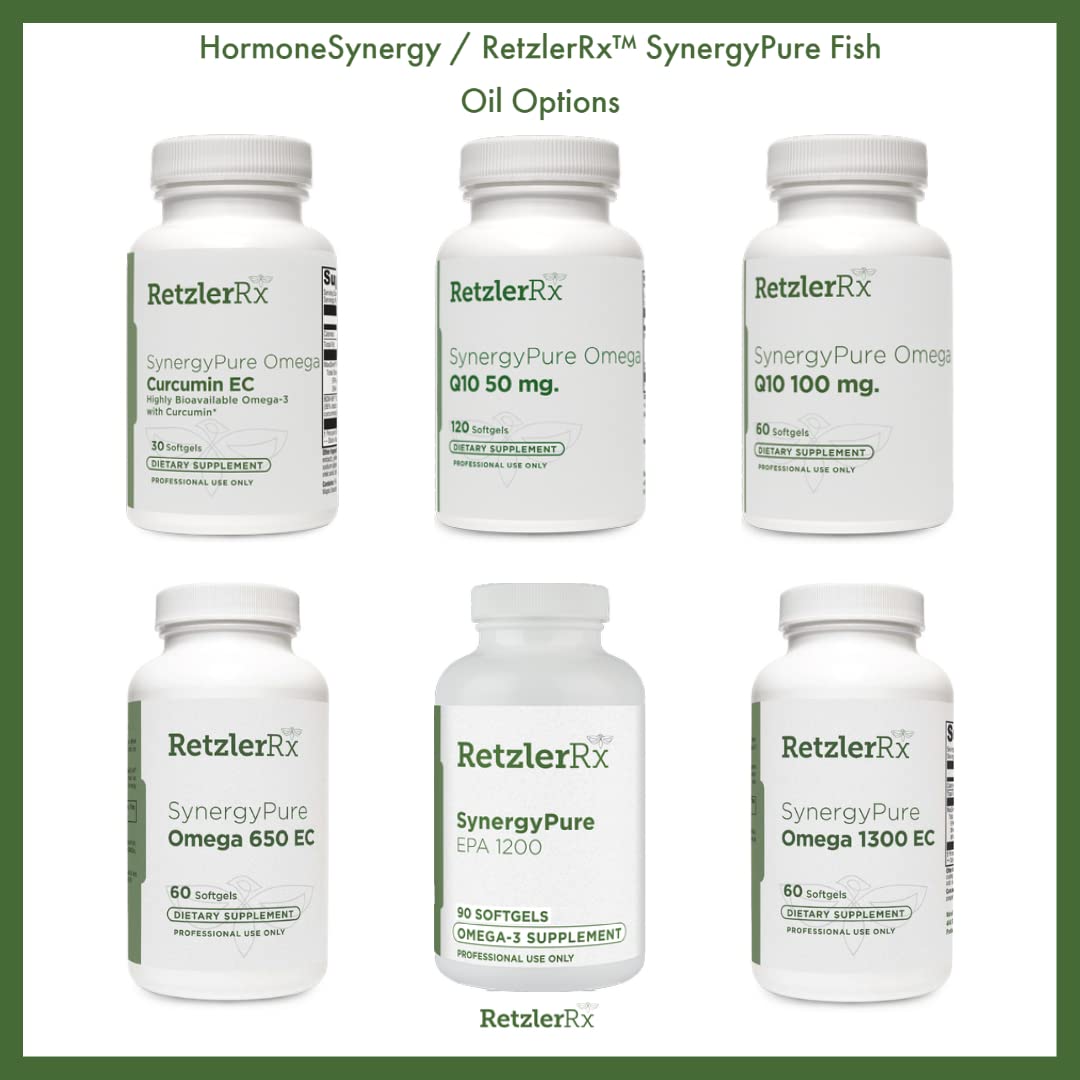 HormoneSynergy Omega 1300 EC Fish Oil Softgels 60 Count