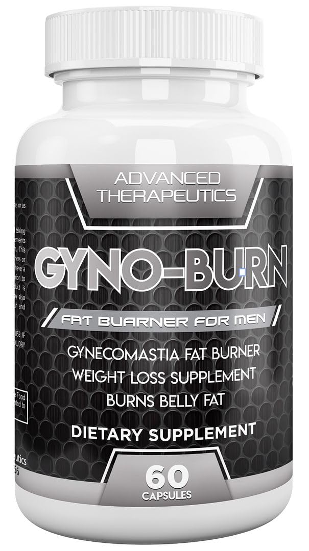 Gyno-Burn Male Chest Fat Burner 60 Capsules