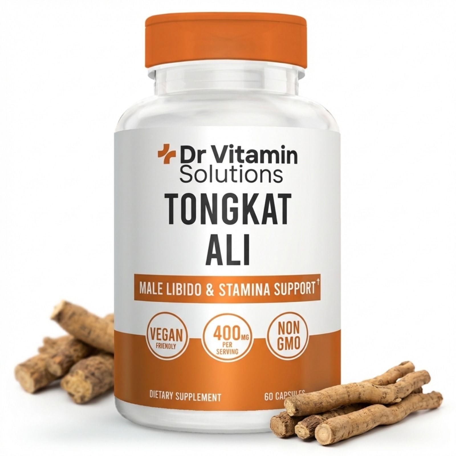 DR VITAMIN SOLUTIONS Tongkat Ali Extract 400 mg Longjack Root Extract Capsules, 60 Count
