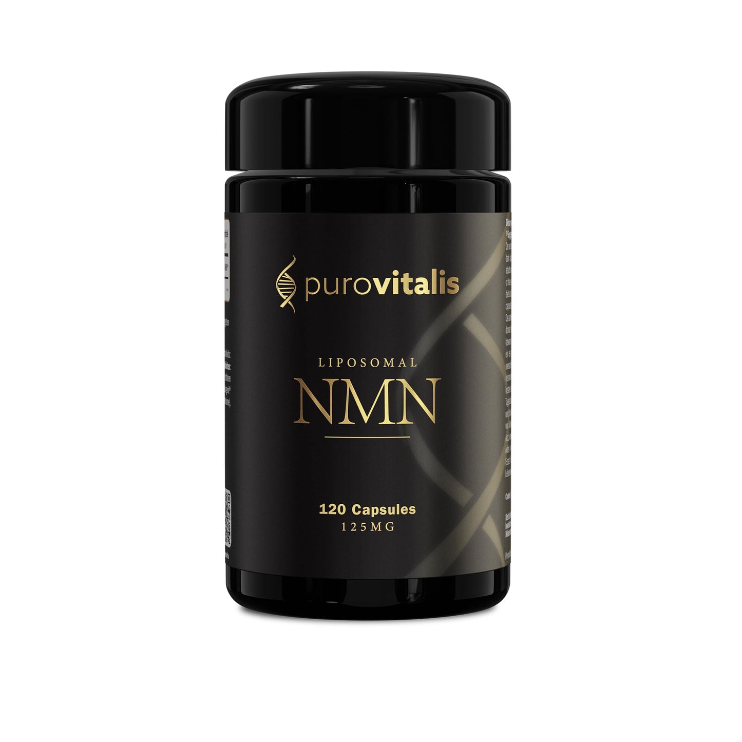 PUROVITALIS Liposomal NMN 250mg Nicotinamide Mononucleotide NAD+ Boost for Cellular Health & Healthy Aging, 120 Capsules