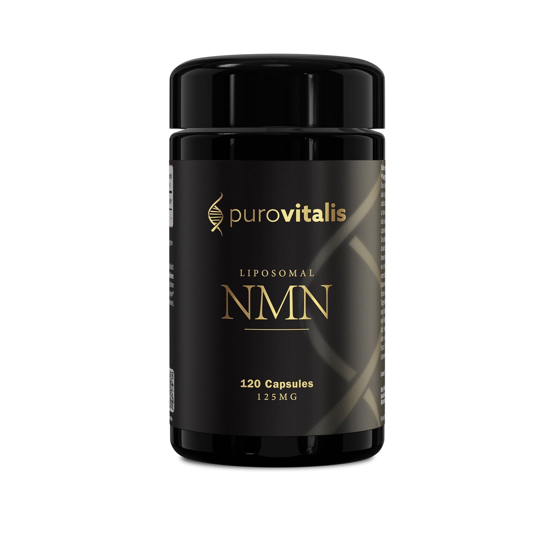 PUROVITALIS Liposomal NMN 250mg Nicotinamide Mononucleotide NAD+ Boost for Cellular Health & Healthy Aging, 120 Capsules