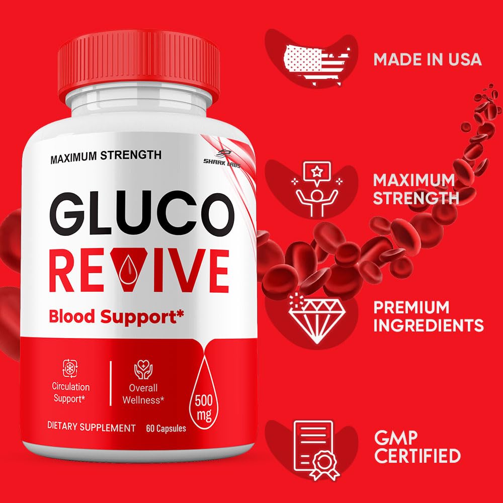 Shark Labs Gluco Revive Capsule, 60 Capsules