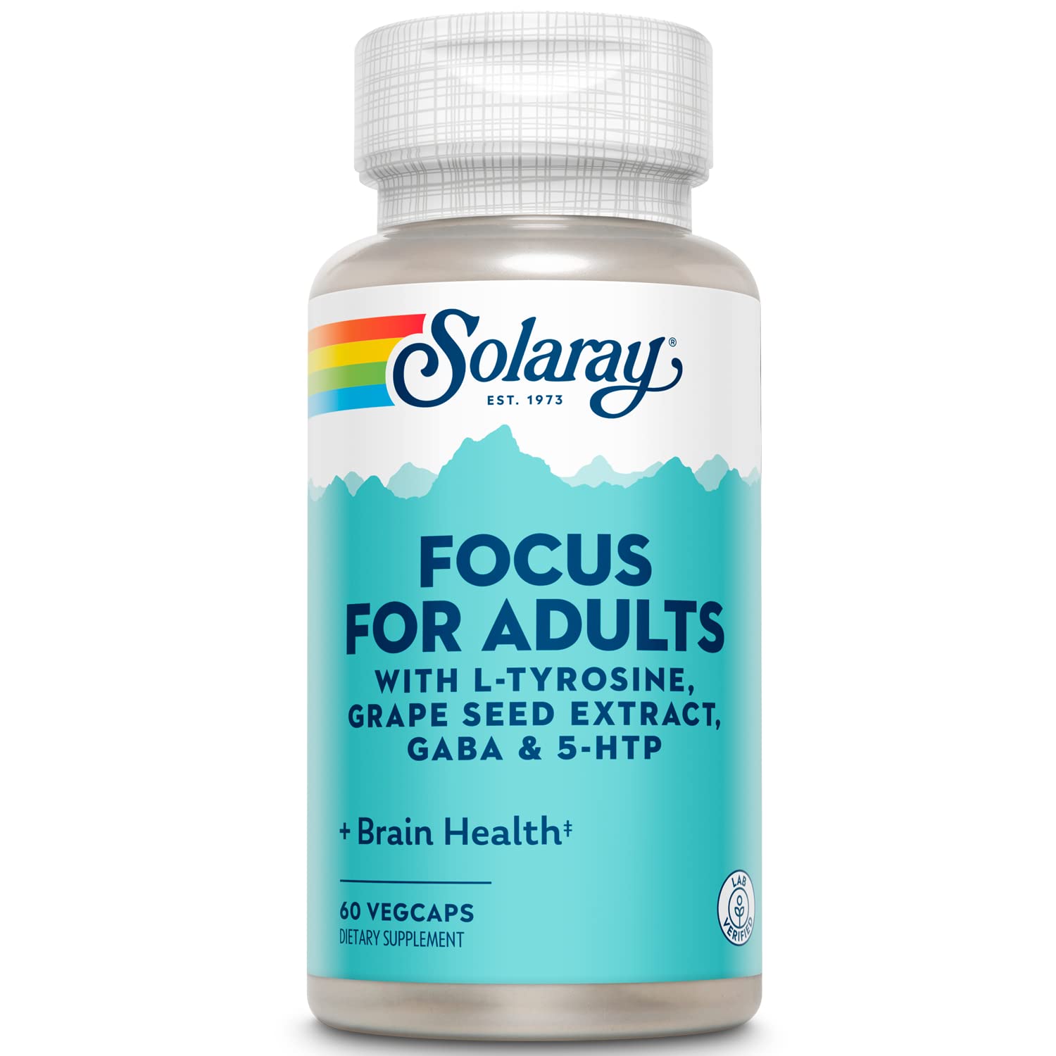 SOLARAY Focus for Adults 60 Capsules