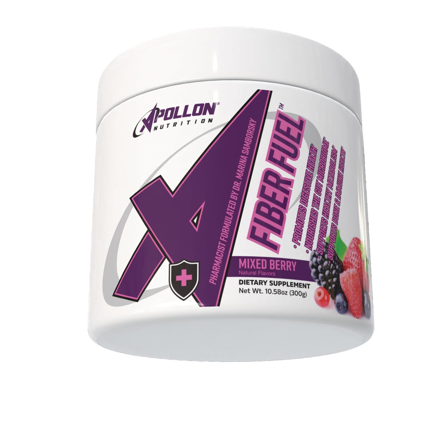 Apollon Nutrition Fiber Fuel Powder 10.58 Ounce