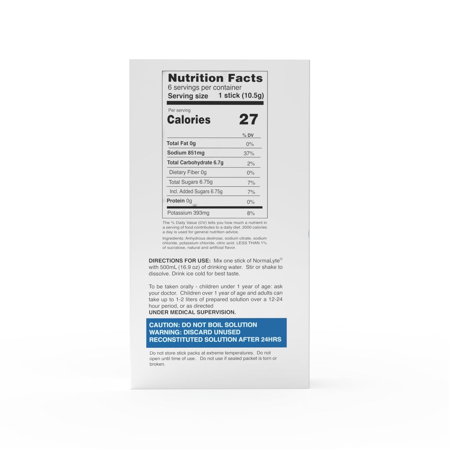NormaLyte Oral Rehydration Salts Powder, 3 Pack