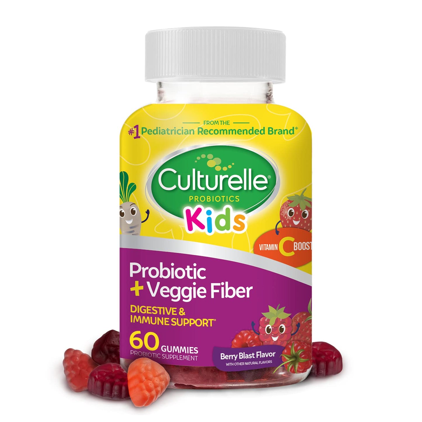 Culturelle Kids Probiotic Gummies, 60 Count