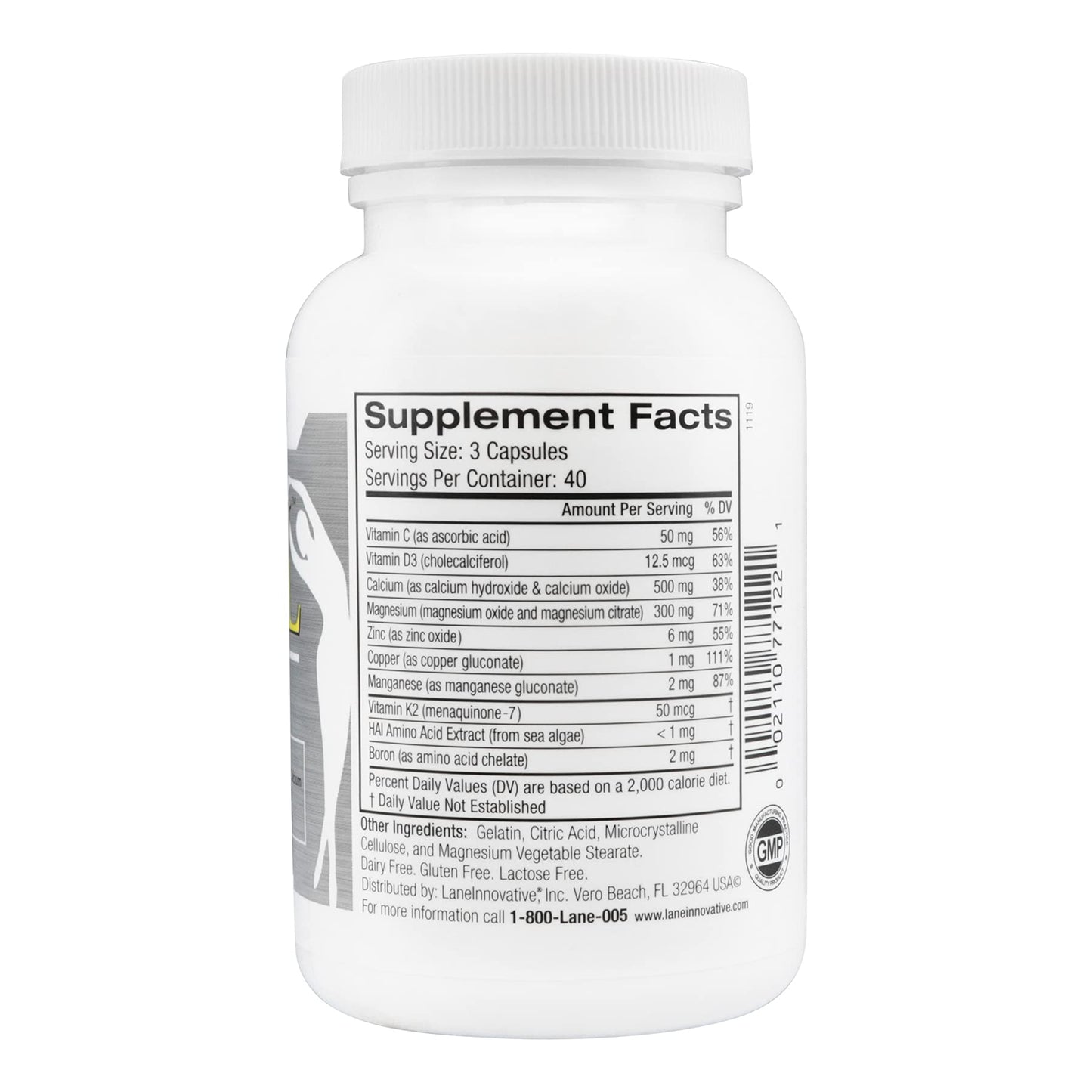 Lane Labs AdvaCAL Ultra 1000 Capsule, 120 Count