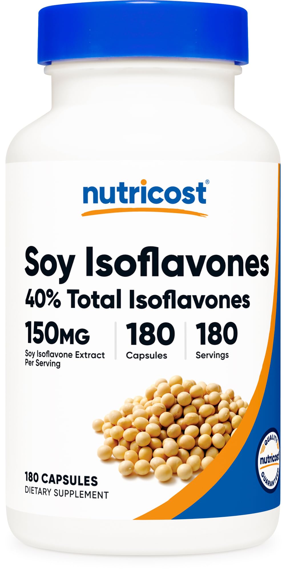 Nutricost Soy Isoflavones 150mg Capsules, 180 Count