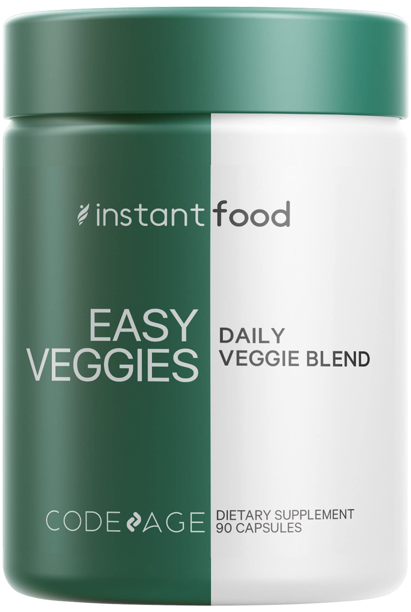 Codeage Instantfood Easy Veggies Capsules, 90 Count