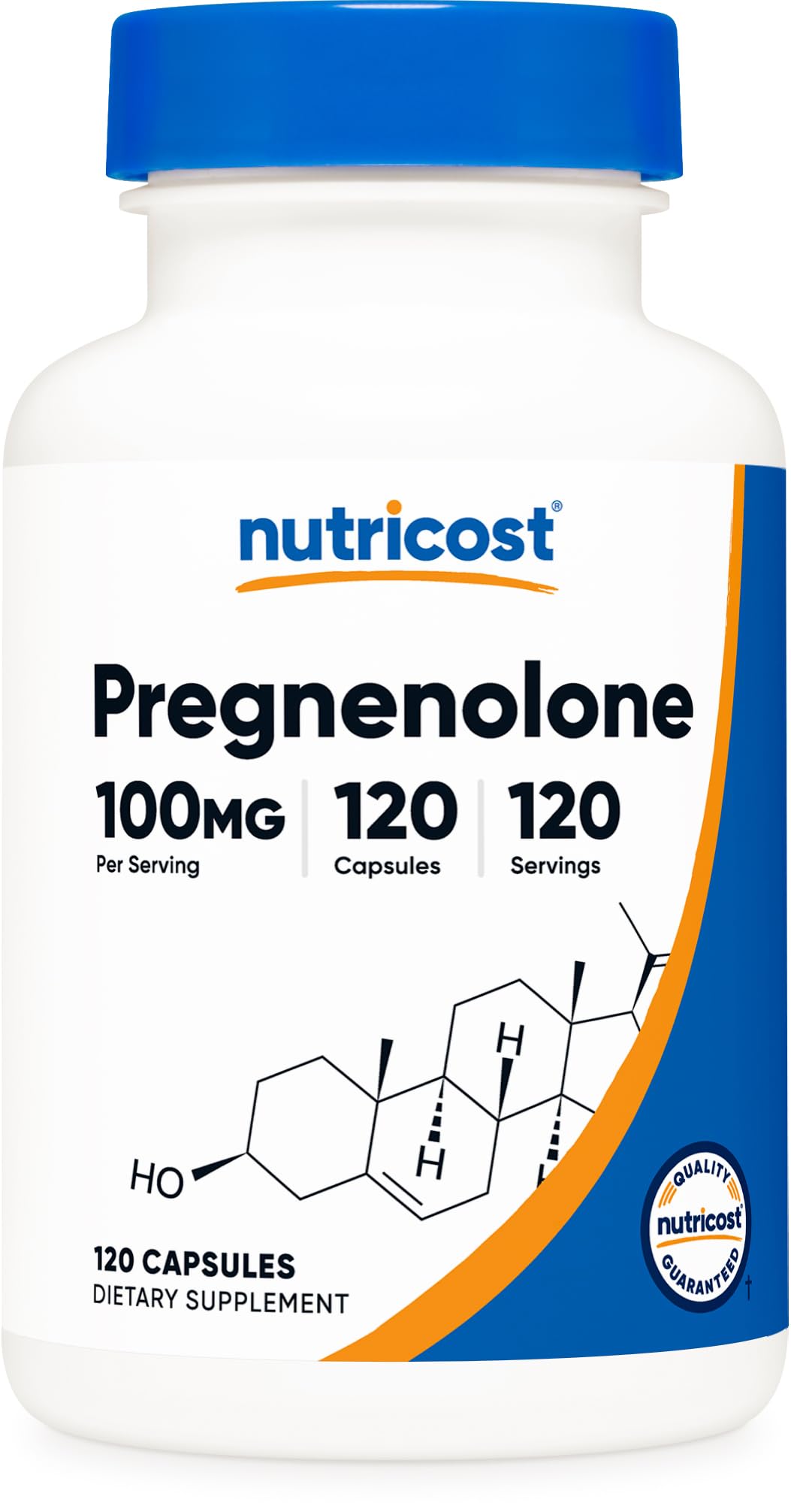 Nutricost Pregnenolone 100mg Capsules 120 Count