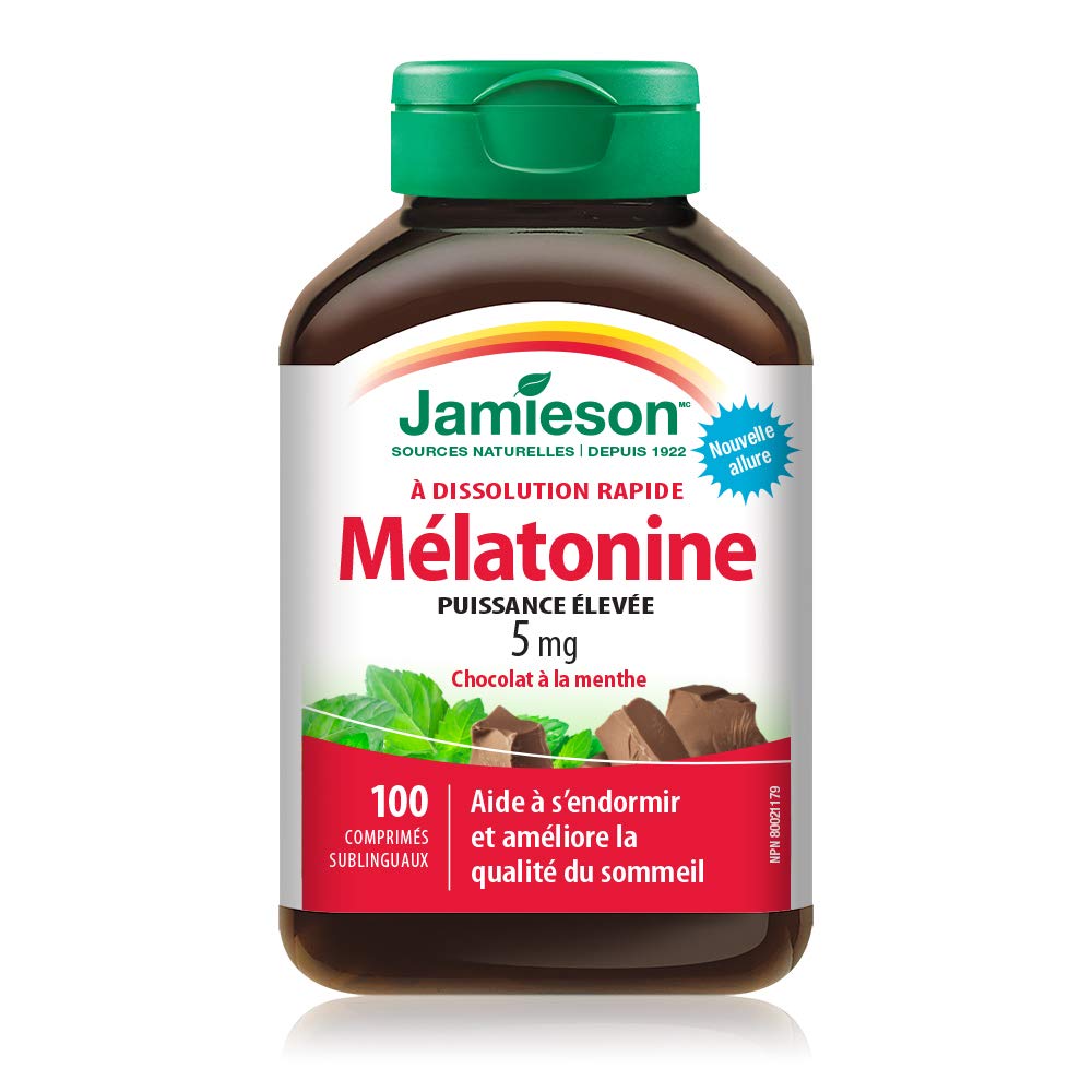 Jamieson Melatonin 5mg Fast Dissolving Tablets 100 Count