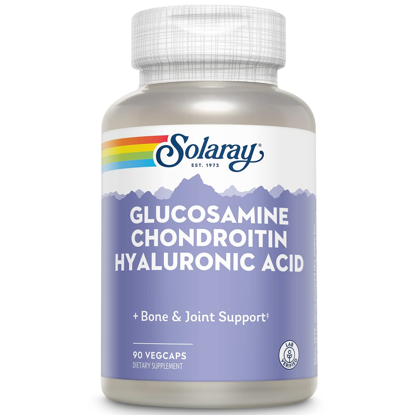 SOLARAY Glucosamine Chondroitin Hyaluronic Acid VegCaps 90