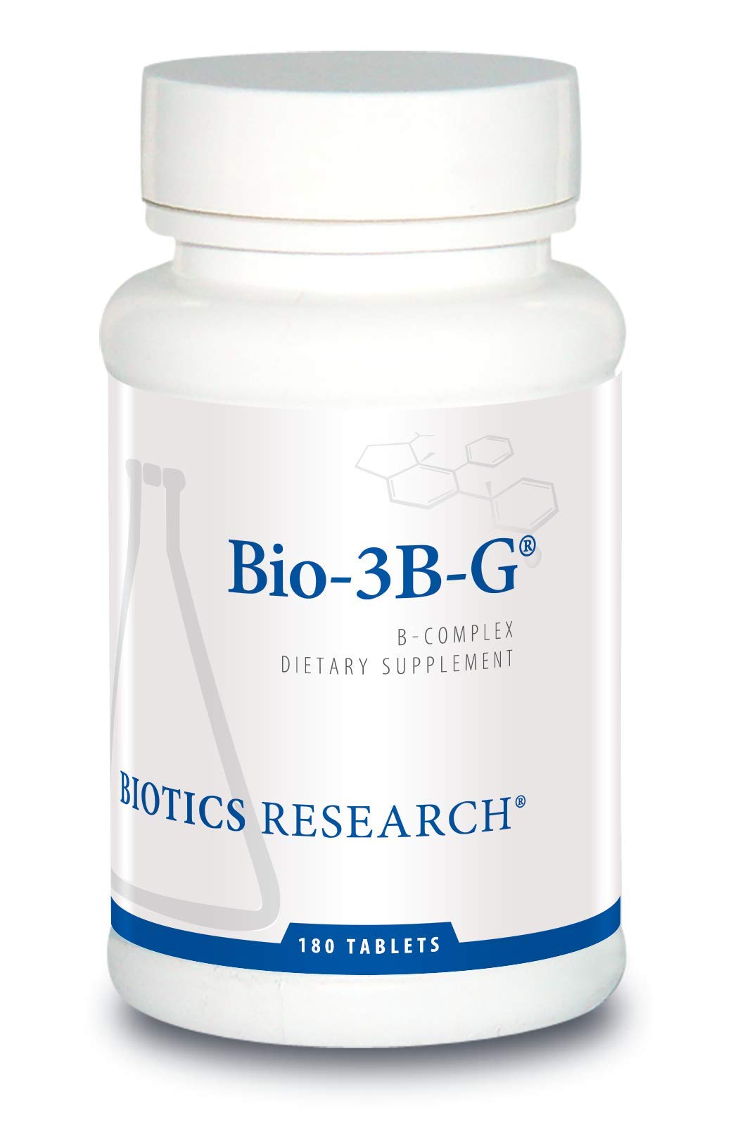 BIOTICS RESEARCH Bio-3B-G Vitamin B Complex Tablet, 180 Count