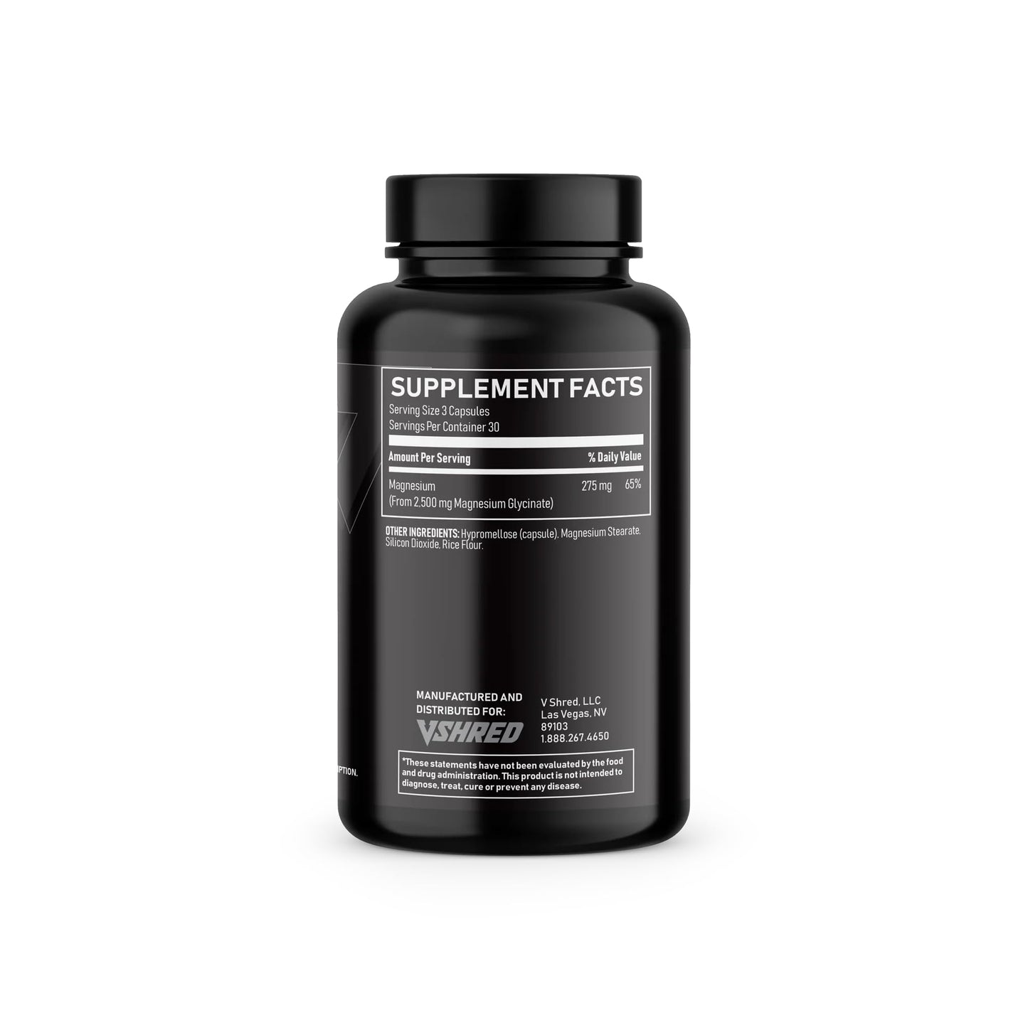 VShred MD Magnesium Glycinate Capsule, 90 Capsules