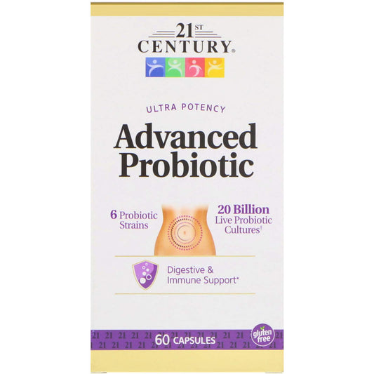 21st Century Ultra Potency Advanced Probiotic, 60 Capsules