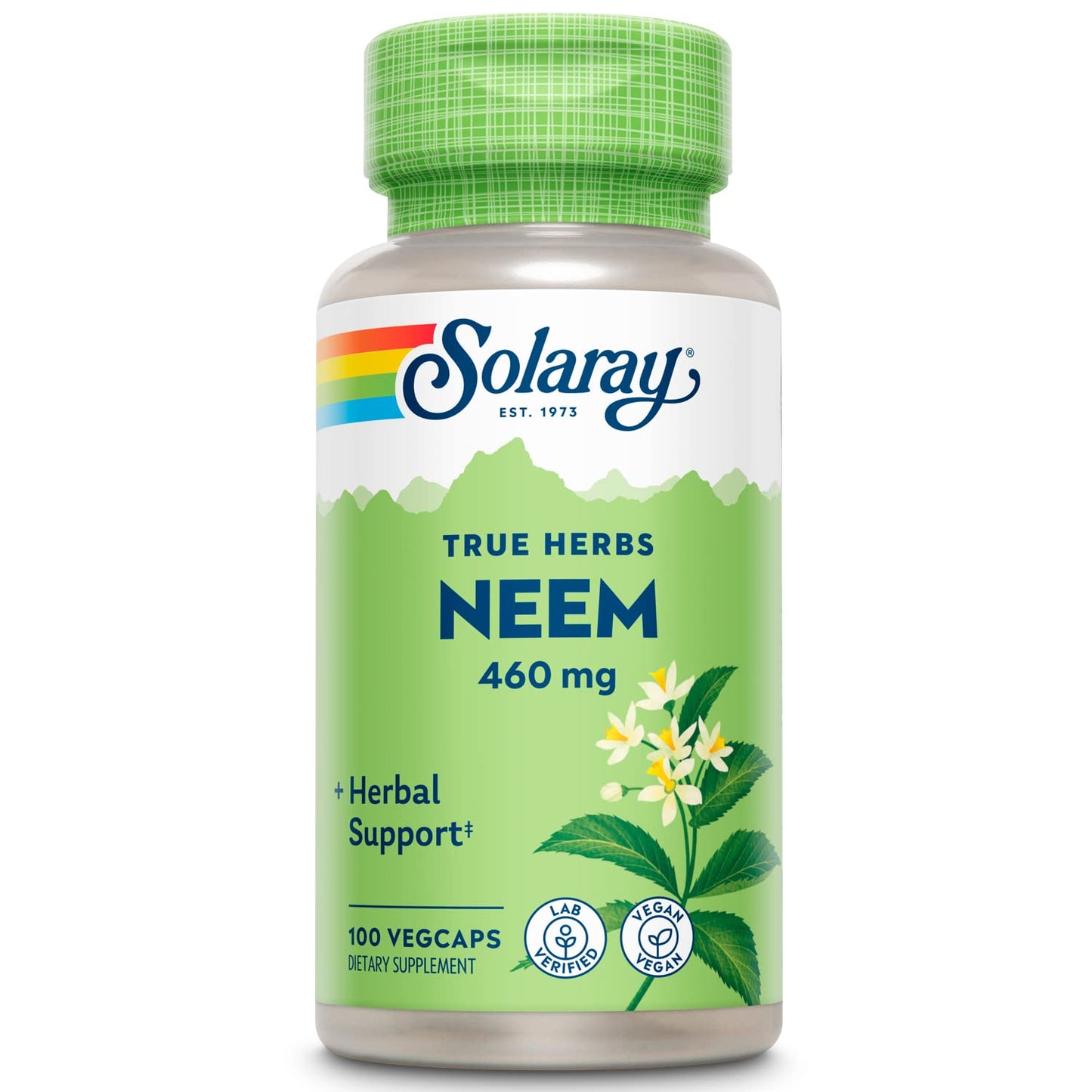 SOLARAY Neem Leaf Capsule 100 Count