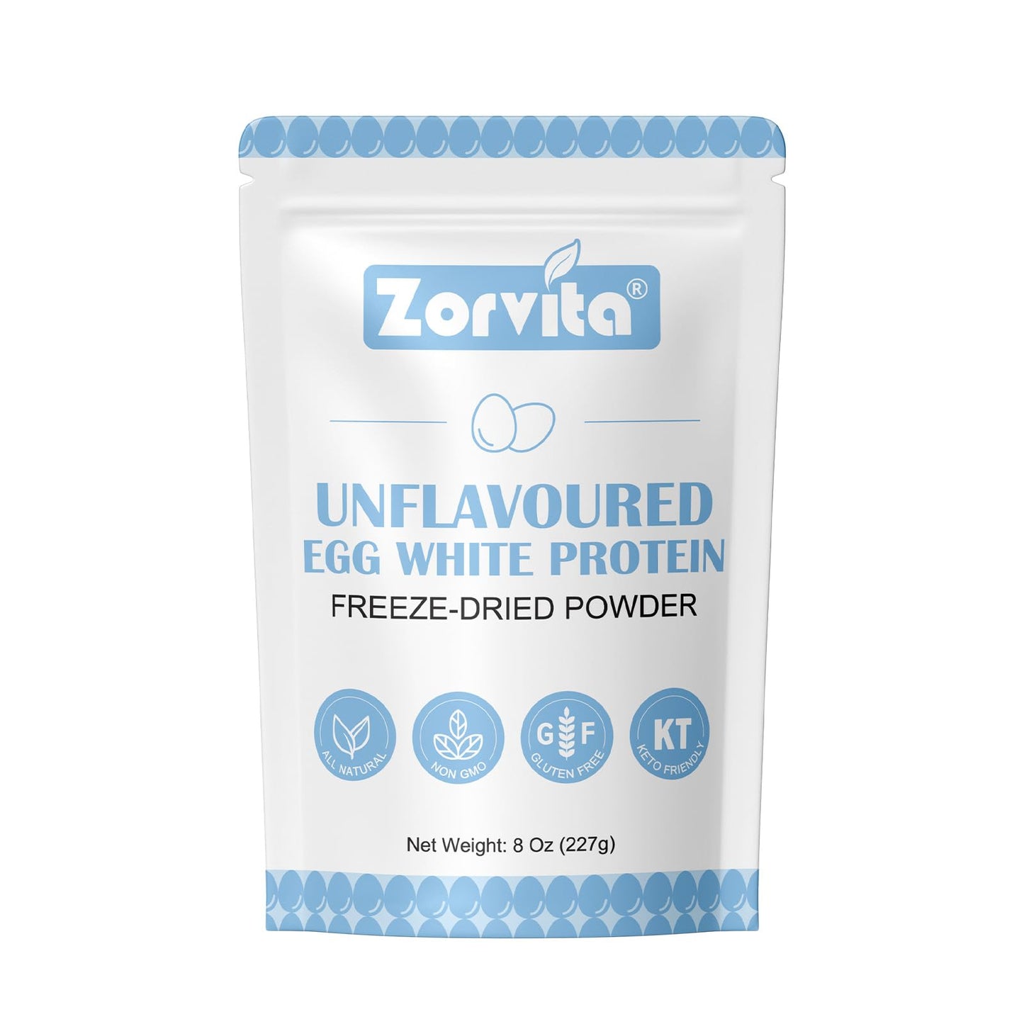 Zorvita Freeze-dried Egg White Powder 8 oz