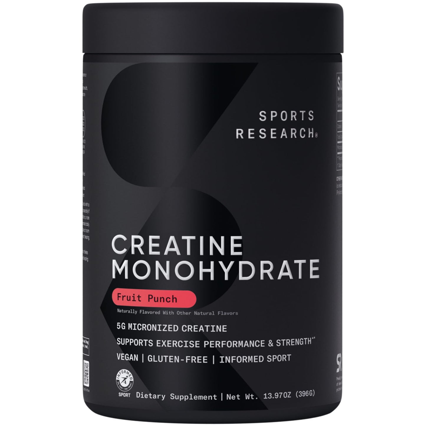 Sports Research Creatine Monohydrate Powder 13.97 oz