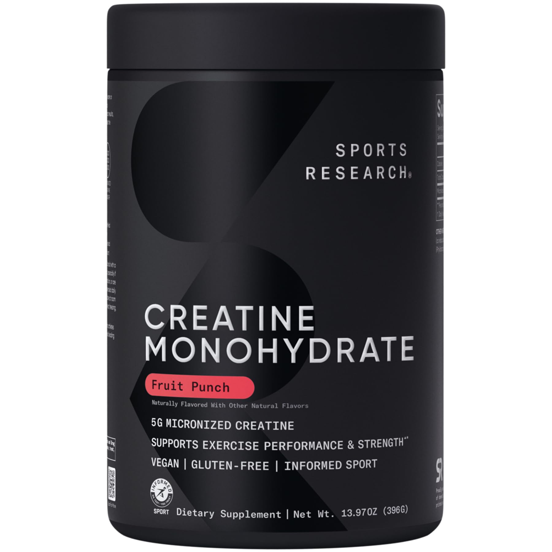 Sports Research Creatine Monohydrate Powder 13.97 oz