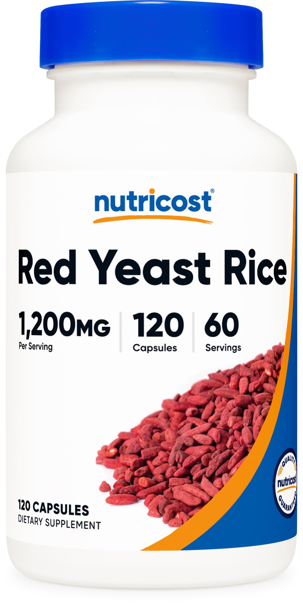 Nutricost Red Yeast Rice 1200mg Capsule, 120 Count