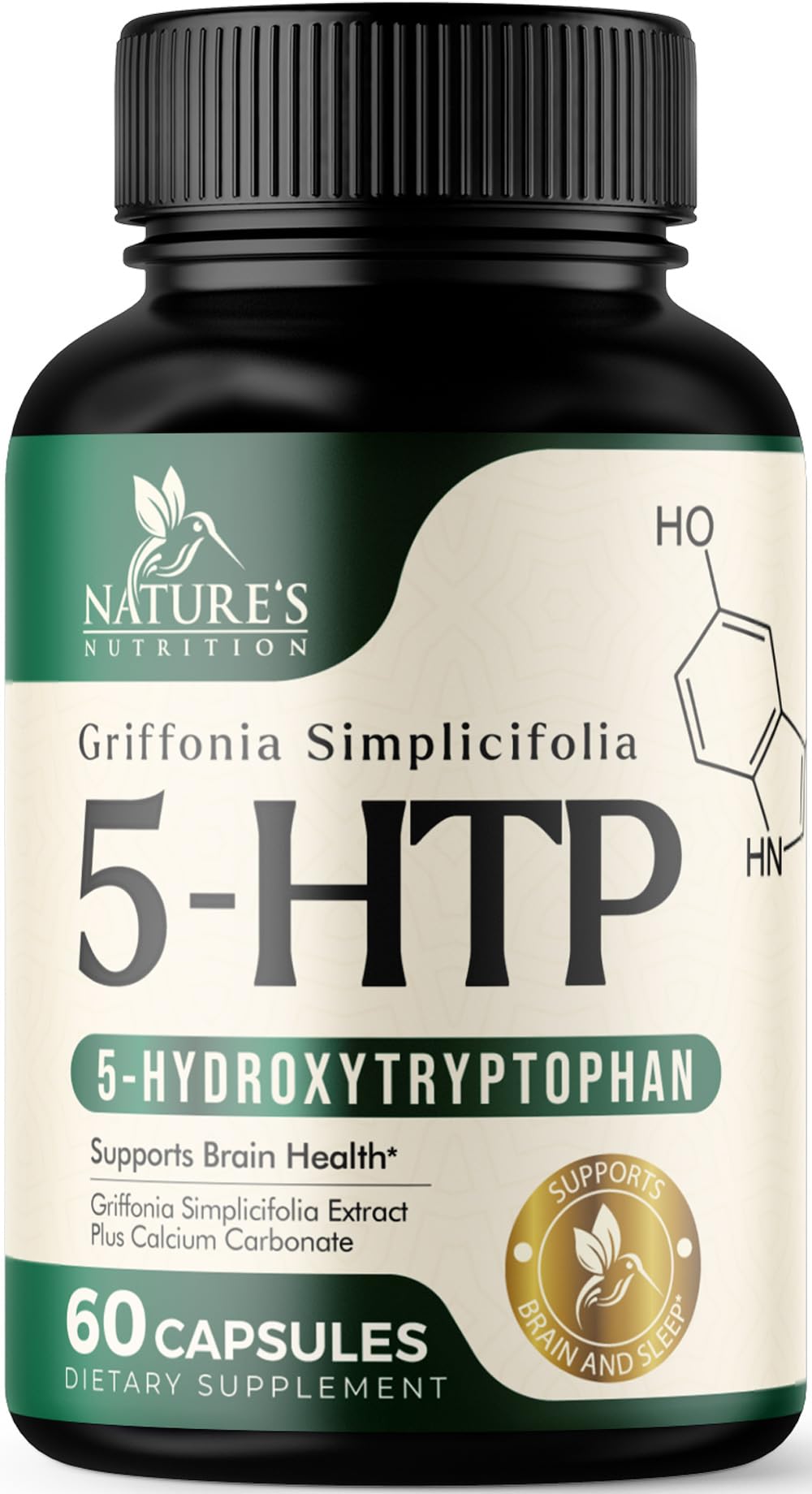 Nature's Nutrition 5-HTP Capsules, 60 Capsules