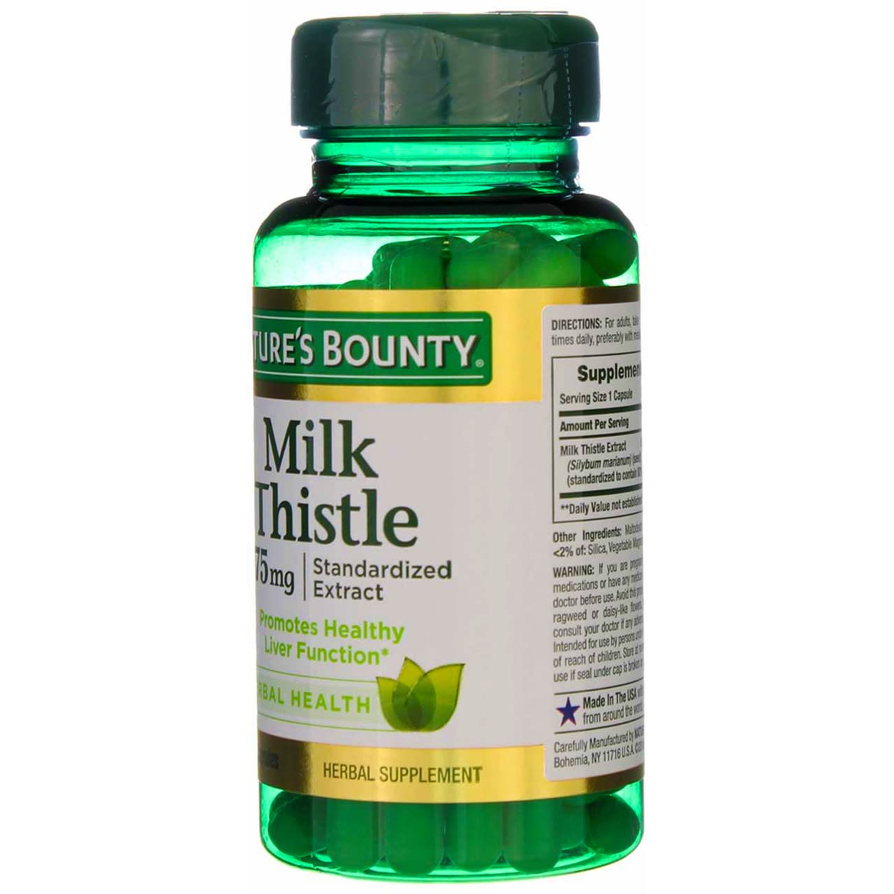 Nature's Bounty Milk Thistle Capsules, 100